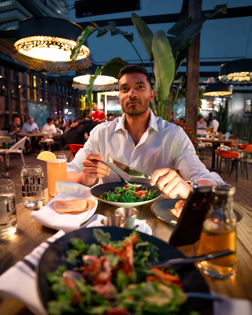 Modern Gent client, photographed in a real place from his own life