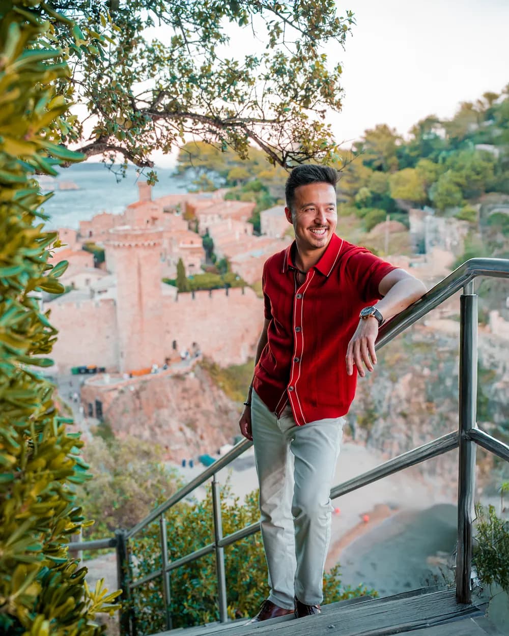 Modern Gent client, photographed in a real place from his own life